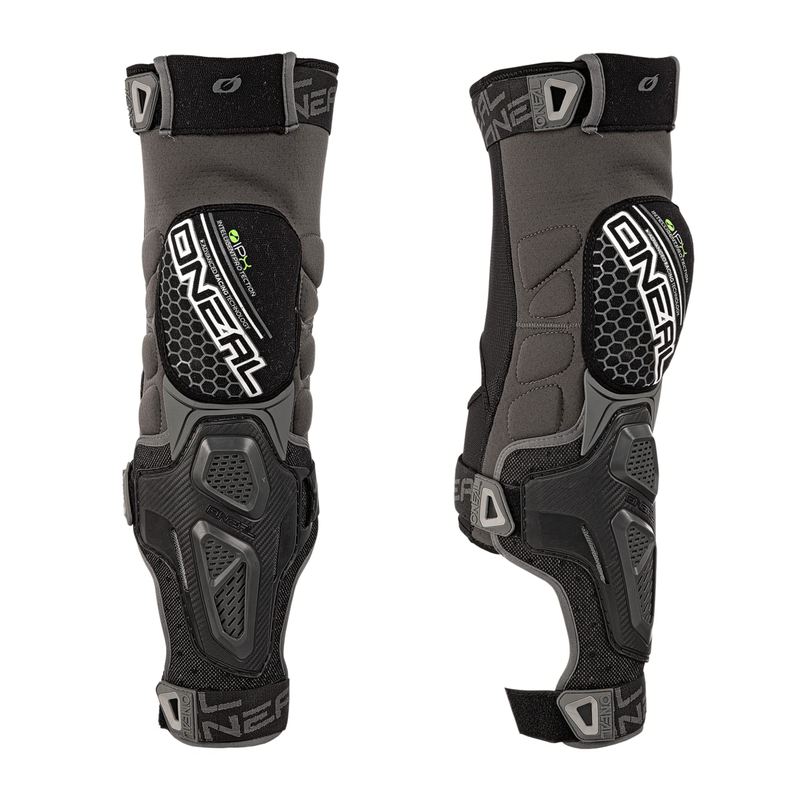 0254-204 - Oneal Sinner Hybrid Knee Guards L/XL Black Gray von O'NEAL