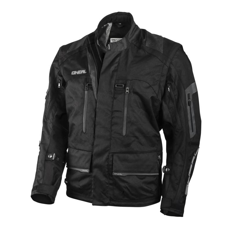 O'NEAL | Enduro-Jacke | Enduro MX | Wasserabweisendes Außenmaterial, Protektorentaschen an Rücken, Ellenbogen und Schultern | Baja Racing Jacket | Erwachsene | Schwarz | Größe XXL von O'NEAL