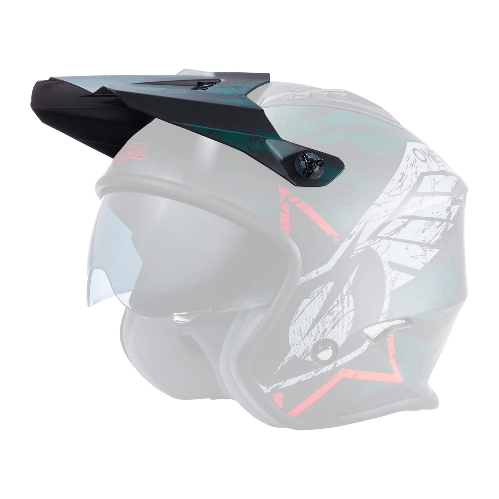 O'NEAL | Ersatzschirm Motorrad-Helm | Enduro Adventure Street | Ersatzschirm für den Volt Helmet Wing V.22 | Visor Volt Helmet Wing V.22 | Erwachsene | Schwarz Grau von O'NEAL