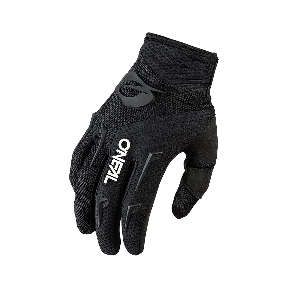 O'NEAL | Fahrrad- & Motocross-Handschuhe | MX MTB DH FR Downhill Freeride | Langlebige, Flexible Materialien, belüftete Handinnenfäche | Element Glove | Herren | Schwarz Weiß | Größe S/8 von O'NEAL