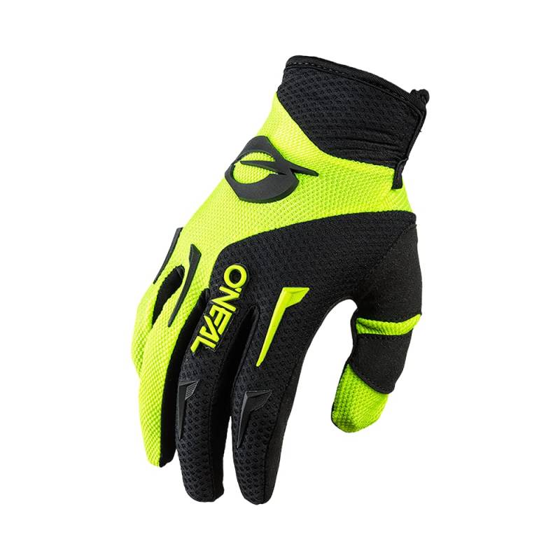 O'NEAL | Fahrrad- & Motocross-Handschuhe | Kinder | MX MTB DH FR Downhill Freeride | Langlebige, Flexible Materialien, belüftete Handinnenfäche | Element Youth Glove | Schwarz Neon-Gelb | Größe XL von O'NEAL