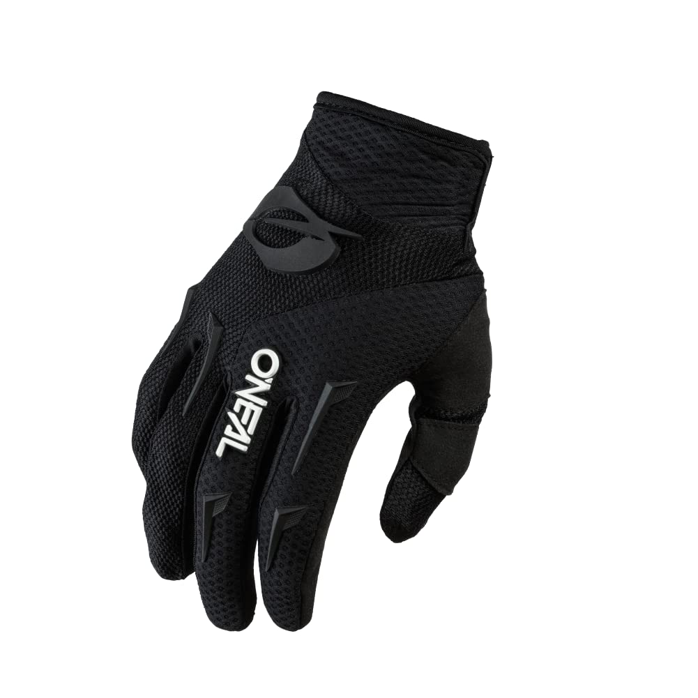 O'NEAL | Fahrrad- & Motocross-Handschuhe | Kinder | MX MTB DH FR Downhill Freeride | Langlebige, flexible Materialien, belüftete Handinnenfäche | Element Youth Glove | Schwarz Weiß | Größe XL von O'NEAL