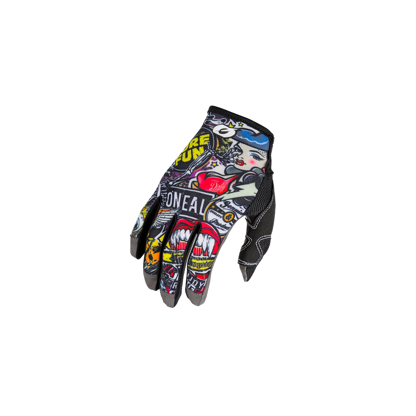 O'NEAL | Fahrrad- & Motocross-Handschuhe | MX MTB DH FR Downhill Freeride | Langlebige, Flexible Materialien, Nanofront-Handpartie | Mayhem Glove Crank | Erwachsene | Schwarz Multi | Größe M von O'NEAL