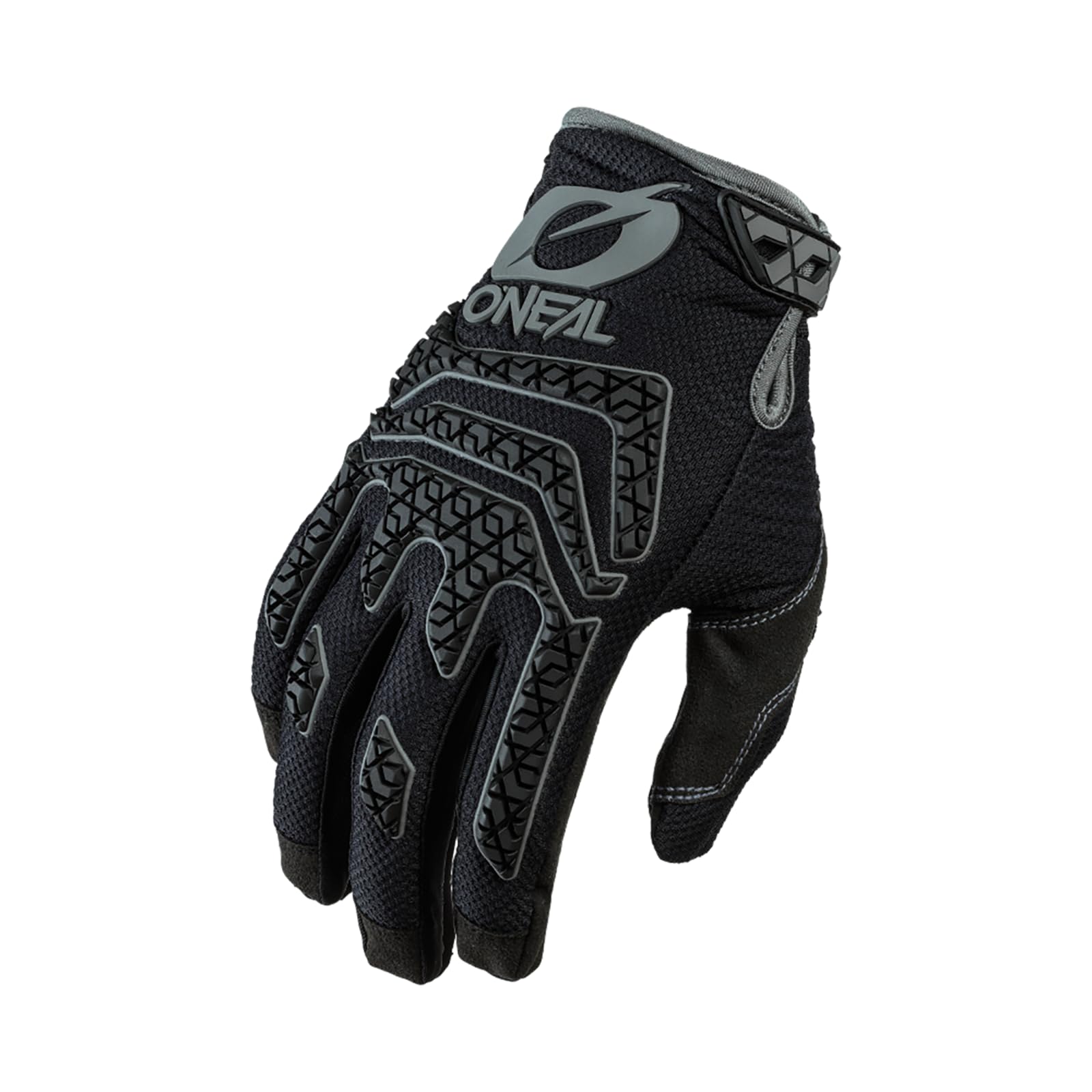 O'NEAL | Fahrrad- & Motocross-Handschuhe | MX MTB DH FR Downhill Freeride | Langlebige, Flexible Materialien, Silikonprint für Grip | Sniper Elite Glove | Erwachsene | Schwarz Grau | Größe XXL von O'NEAL