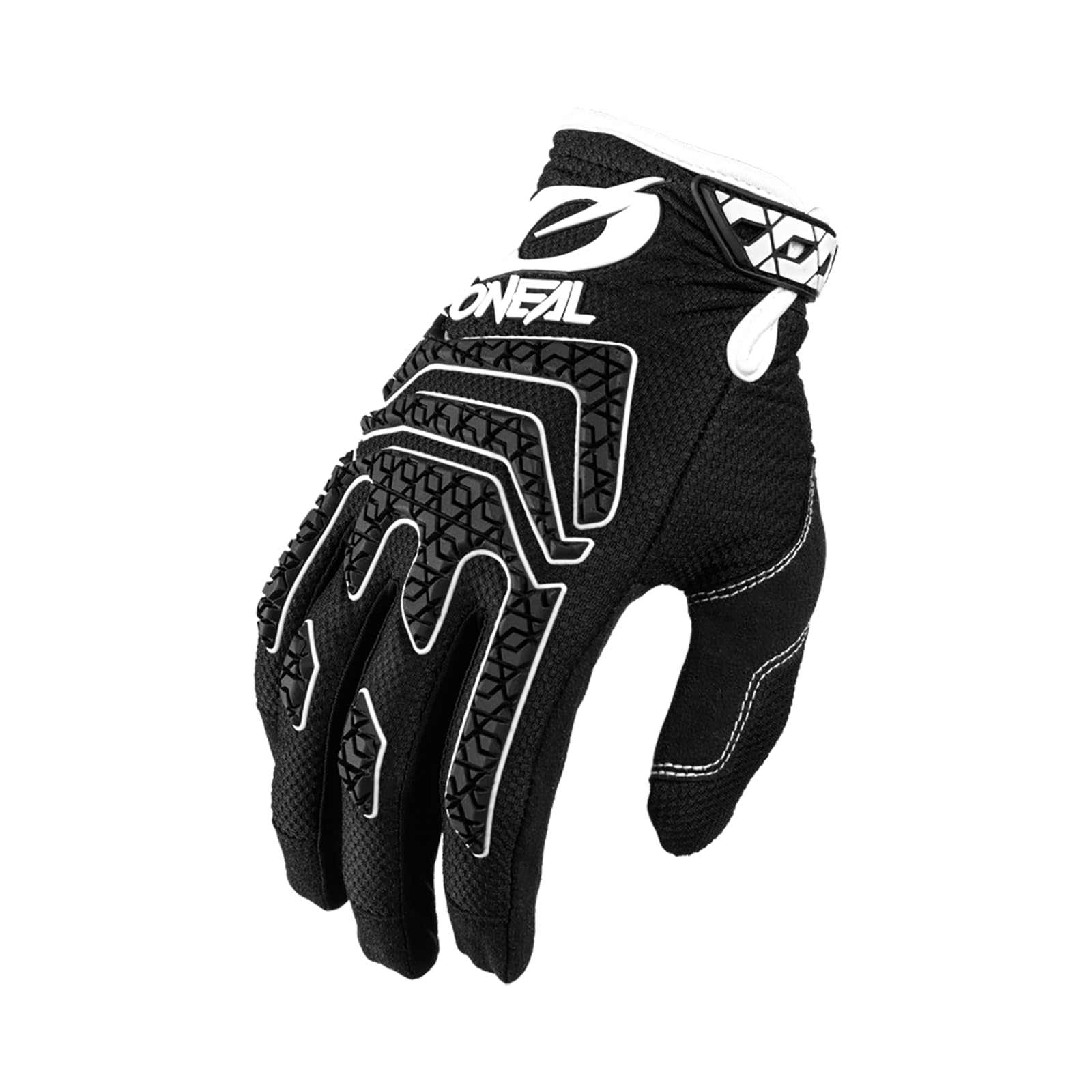 O'NEAL | Fahrrad- & Motocross-Handschuhe | MX MTB DH FR Downhill Freeride | Langlebige, Flexible Materialien, Silikonprint für Grip | Sniper Elite Glove | Erwachsene | Schwarz Weiß | Größe XXL von O'NEAL