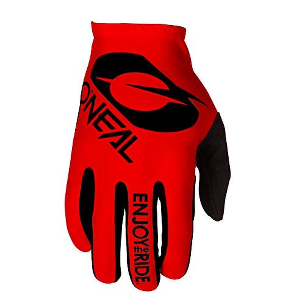 O'NEAL | Fahrrad- & Motocross-Handschuhe | MX MTB DH FR Downhill Freeride | Langlebige, Flexible Materialien, belüftete Handoberseite | Matrix Glove | Erwachsene | Schwarz Rot | Größe L von O'NEAL