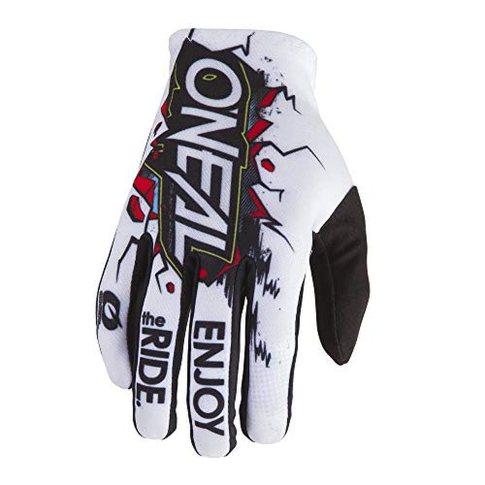 O'NEAL | Fahrrad- & Motocross-Handschuhe | MX MTB DH FR Downhill Freeride | Langlebige, Flexible Materialien, belüftete Handoberseite | Matrix Glove Villain | Unisex | Schwarz Weiß | Größe XL von O'NEAL