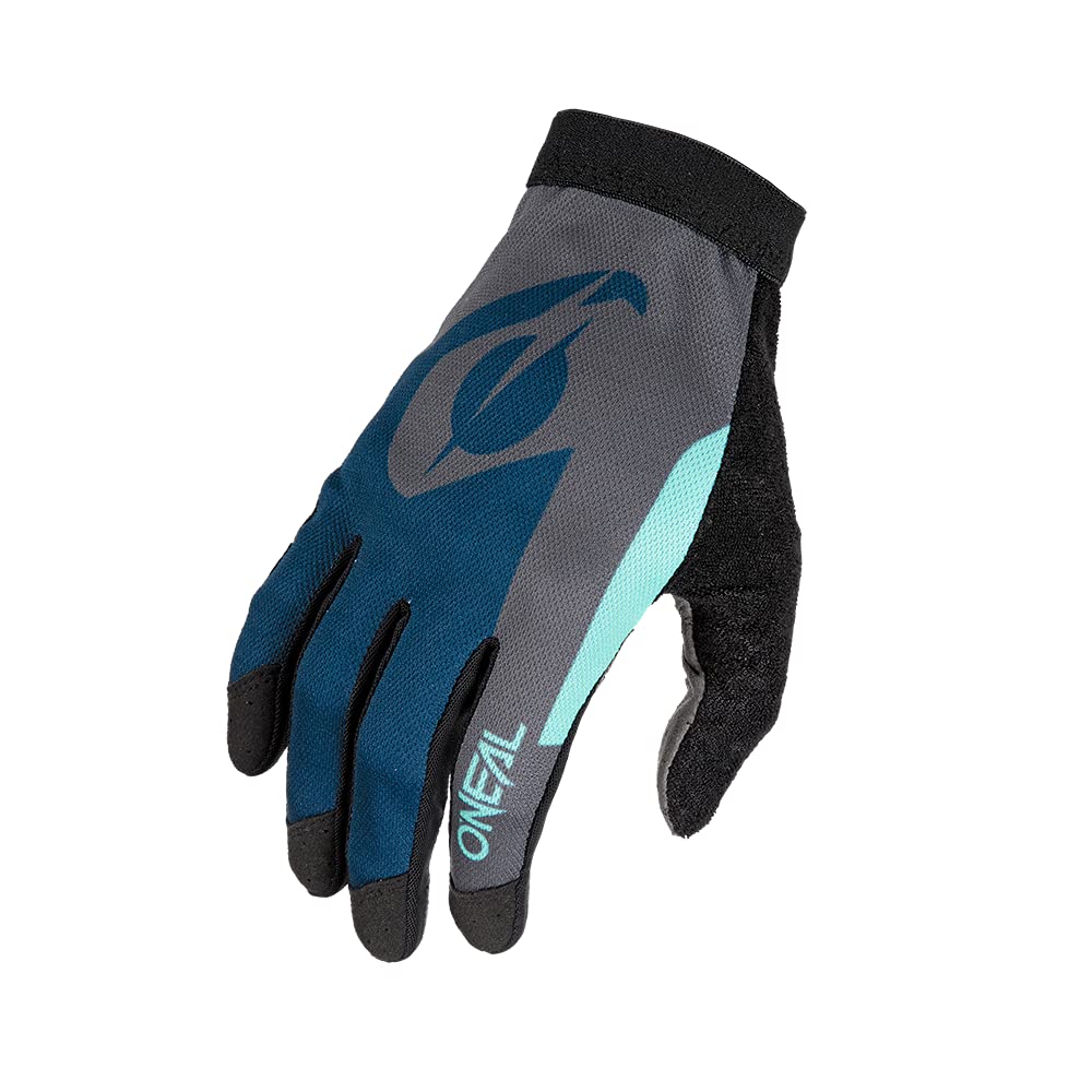 O'NEAL | Fahrrad- & Motocross-Handschuhe | MX MTB DH FR Downhill Freeride | Unser leichtester & bequemster Handschuh, Nanofront®- Handpartie | AMX Glove | Erwachsene | Blau Grau | Größe M von O'NEAL