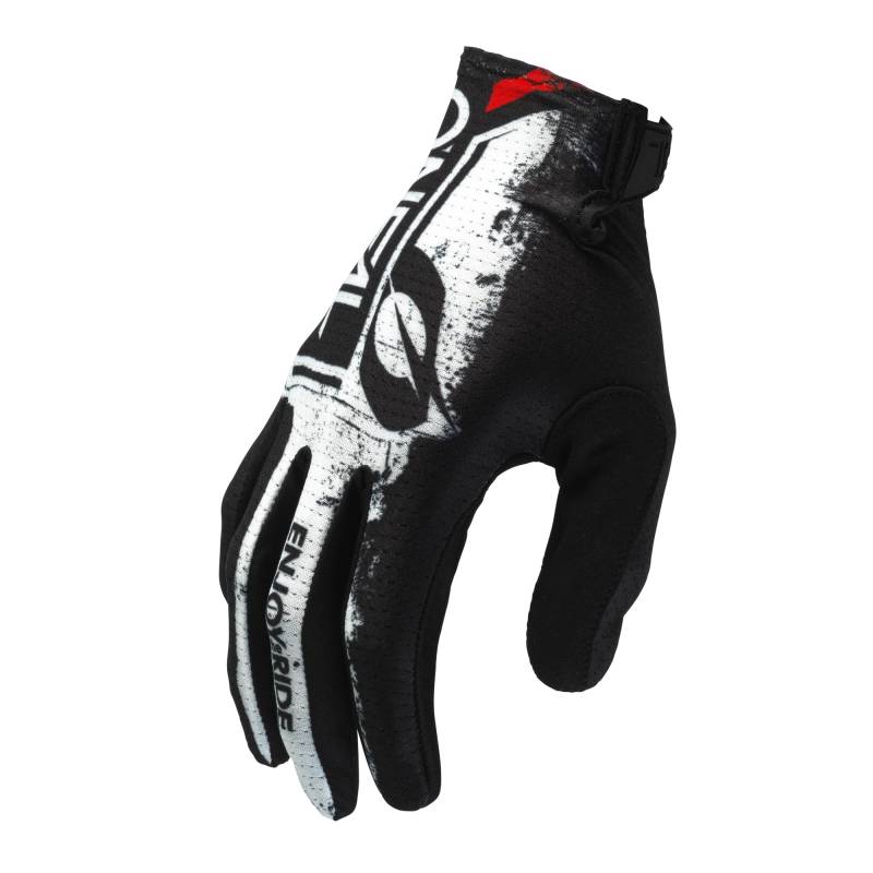 O'NEAL | Fahrrad- & Motocross-Handschuhe | MX MTB DH FR | Langlebige, Flexible Materialien, belüftete Handoberseite | Matrix Glove Shocker V.23 | Erwachsene | Schwarz Rot | Größe M von O'NEAL