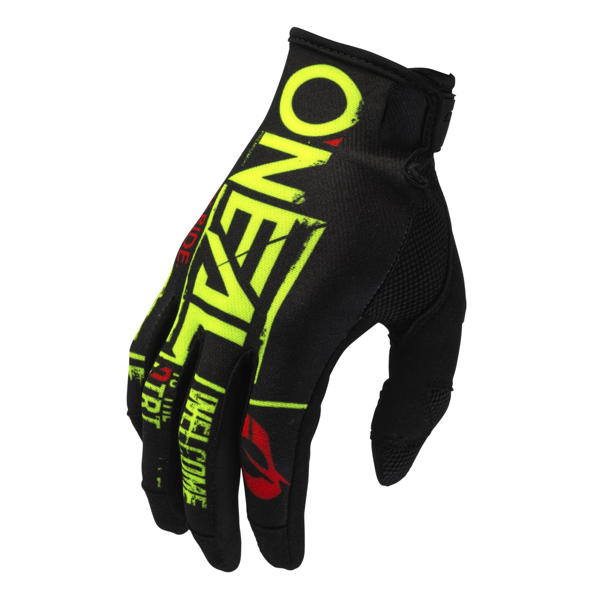 O'NEAL | Fahrrad- & Motocross-Handschuhe | MX MTB DH FR | Langlebige, Flexible Materialien, belüftete Handoberseite | Mayhem Glove Attack V.23 | Erwachsene | Schwarz Neon-Gelb | Größe L von O'NEAL