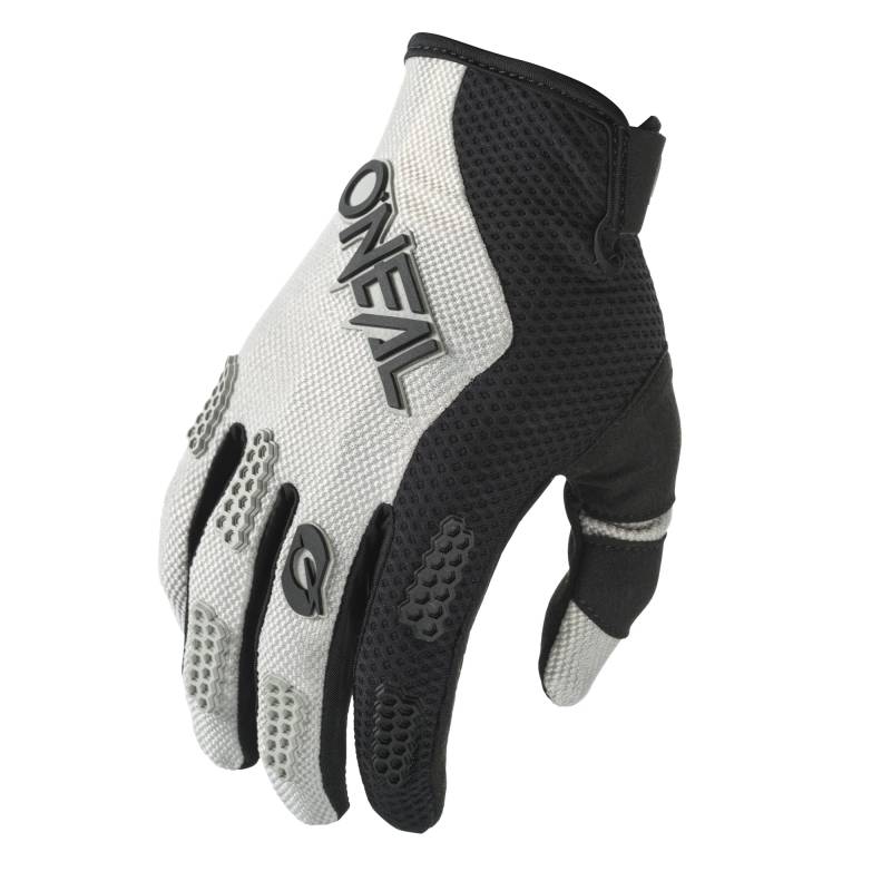 O'NEAL | Fahrrad- & Motocross-Handschuhe | MX MTB FR Downhill | Passform, Luftdurchlässiges Material | Element Glove RACEWEAR V.24 | Erwachsene | Schwarz Grau | Größe S von O'NEAL