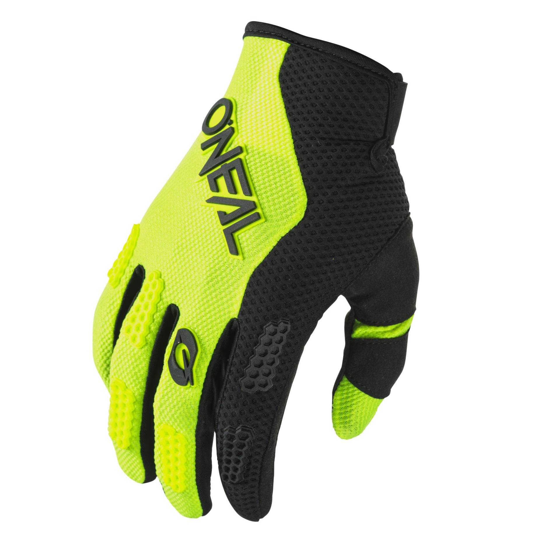 O'NEAL | Fahrrad- & Motocross-Handschuhe | MX MTB FR Downhill | Passform, Luftdurchlässiges Material | Element Youth Glove RACEWEAR V.24 | Erwachsene | Schwarz Neon-Gelb | Größe L von O'NEAL