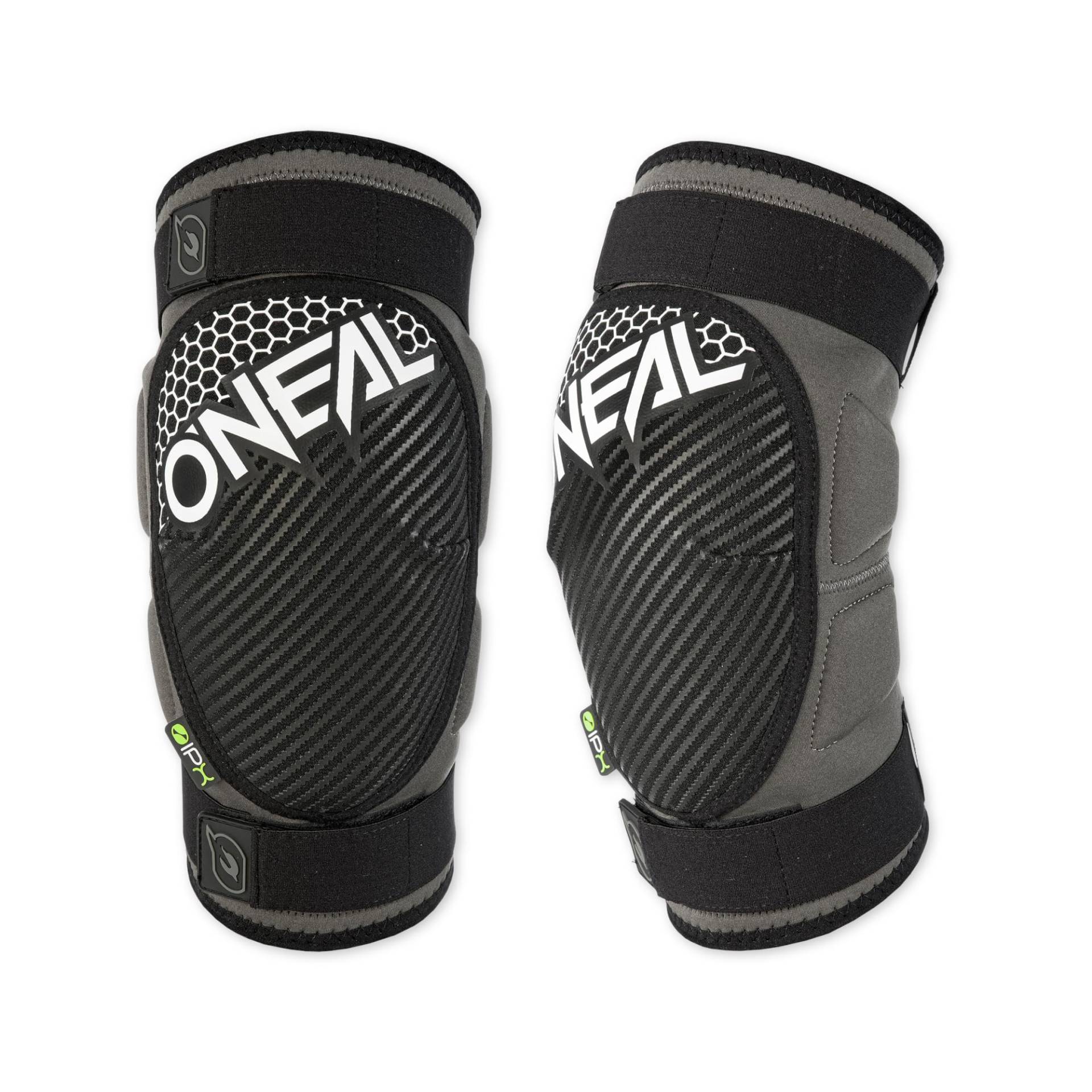 O'NEAL Knie und Schienbeinprotektor Drop Knee Guard Knieschoner MTB & BMX I MTB BMX Mountainbike DH FR I Grau Weiß I Größe L von O'NEAL