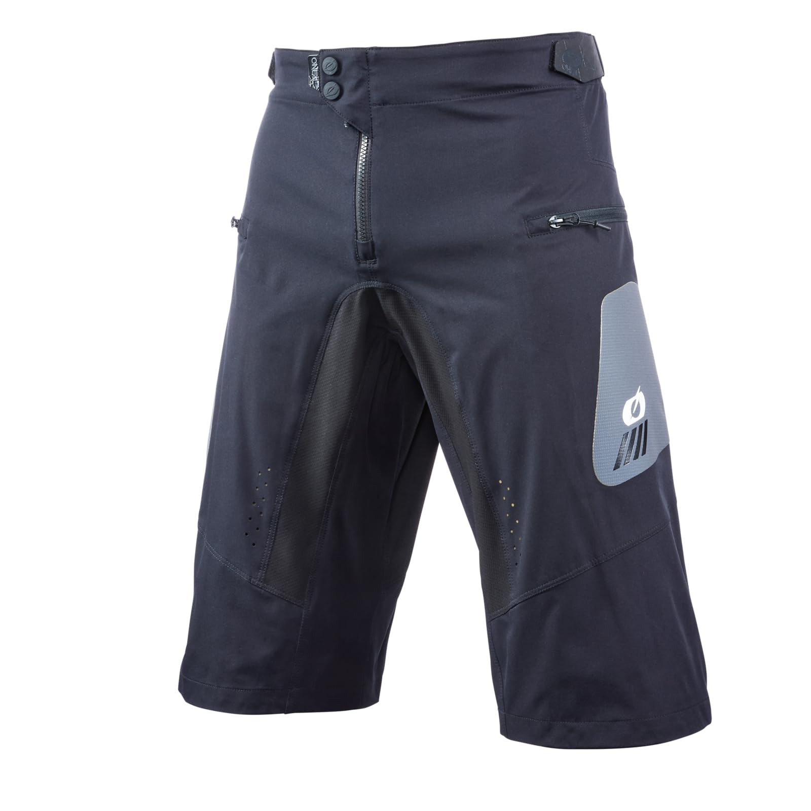 O'NEAL | Kurze Fahrrad-Hose | MTB Mountainbike DH Downhill FR Freeride | Strapazierfähiges Mesh-Material, Stretcheinsätze | Element FR Shorts Hybrid V.22 | Erwachsene | Schwarz Grau | Größe 32/48 von O'NEAL