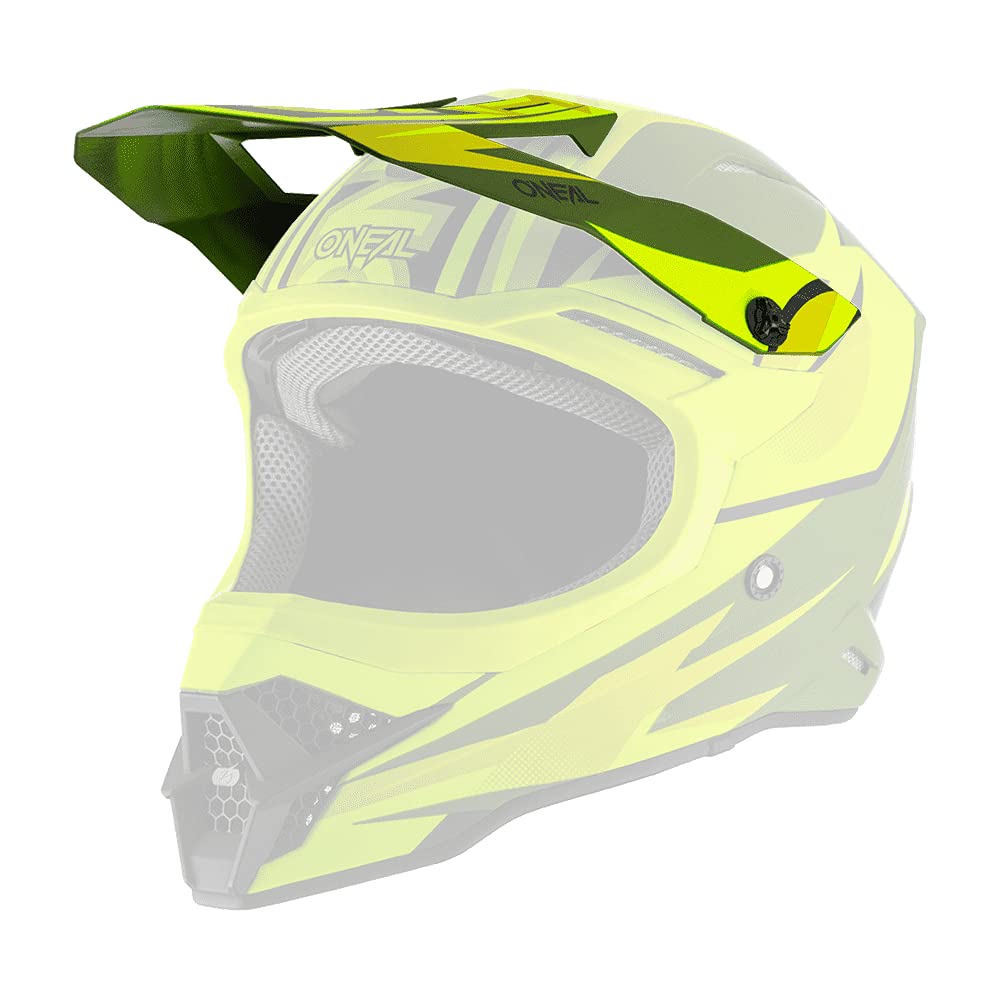 O'NEAL | Motocross-Helm-Ersatzteile | Enduro Motorrad | Ersatzschirm 3SRS Helmet Riff 2.0 | Visor 3SRS Helmet Riff 2.0 | Erwachsene | Olive Neon-Gelb | One Size von O'NEAL