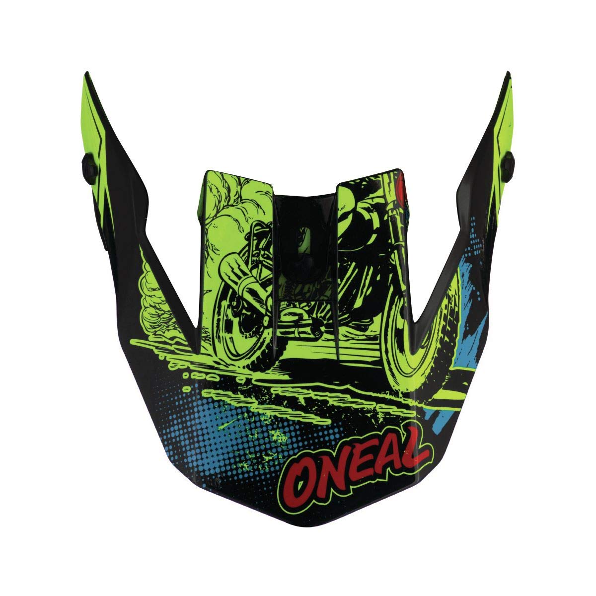 O'NEAL | Motocross-Helm-Ersatzteile | Enduro Motorrad | Ersatzschirm 3SRS Helmet Villain 2.0 | Visor 3SRS Helmet Villain 2.0 | Erwachsene | Neon-Gelb | One Size von O'NEAL