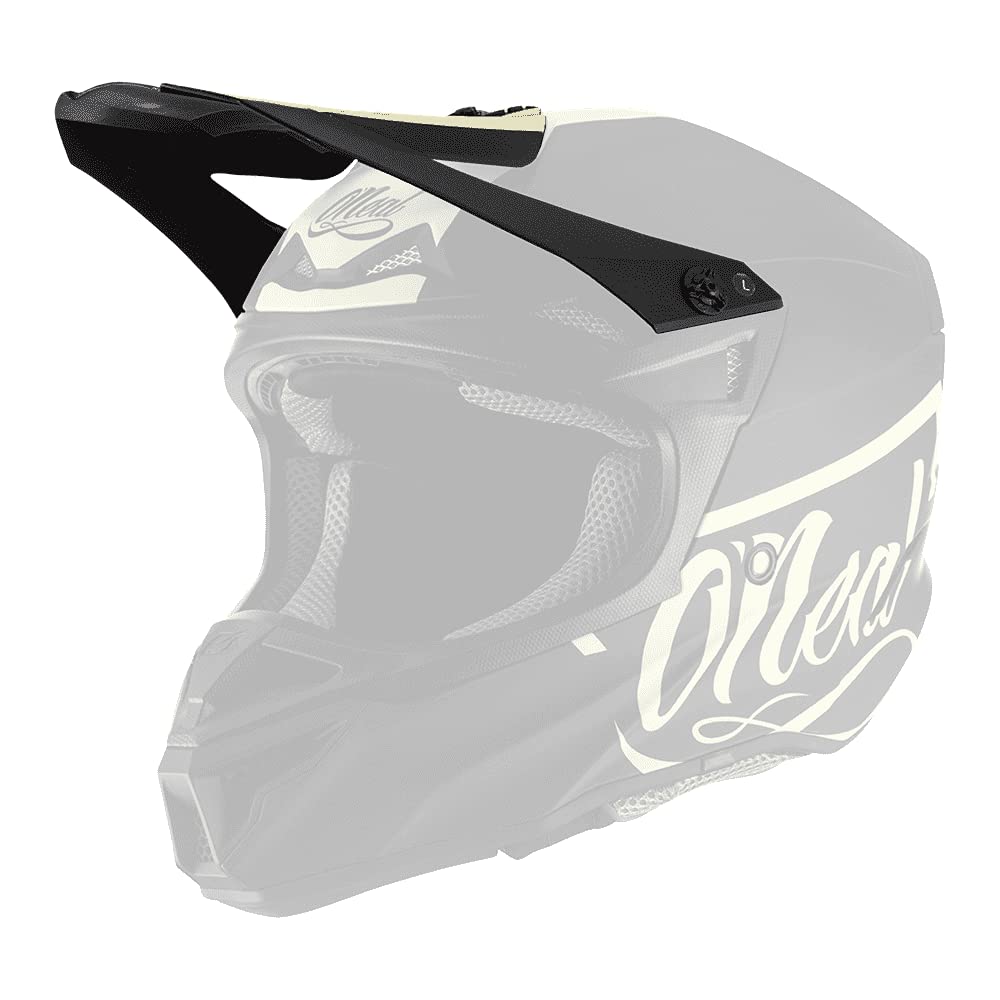 O'NEAL | Motocross-Helm-Ersatzteile | Enduro Motorrad | Ersatzschirm für 5SRS Polyacrylite Helmet RESEDA | Visor 5SRS Polyacrylite Helmet RESEDA | Erwachsene | Schwarz Beige | One Size von O'NEAL