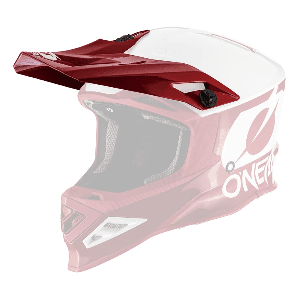 O'NEAL | Motocross-Helm-Ersatzteile | Enduro Motorrad | Ersatzschirm für 8SRS Helmet | Visor 8SRS Helmet 2T | Erwachsene | Rot | One Size von O'NEAL