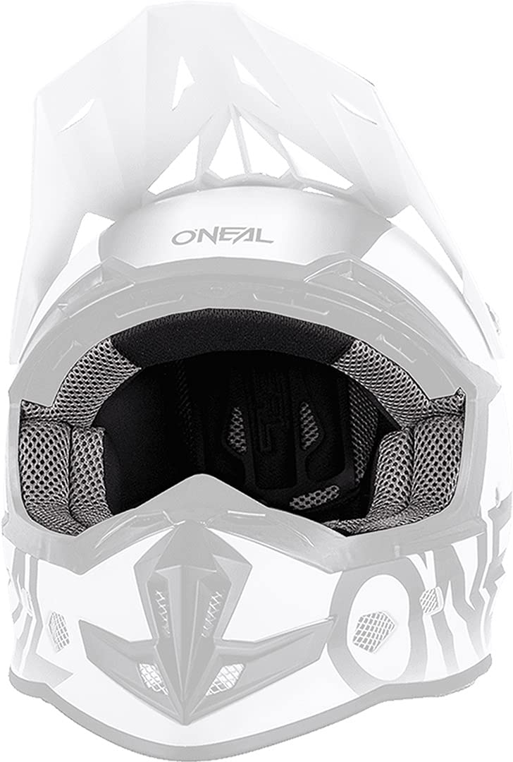 O'NEAL | Motocross-Helm-Ersatzteile | Enduro Motorrad | Innenfutter & Wangenpolster für 5SRS Helm | Liner & Cheek Pads 5SRS Helmet | Schwarz Grau | Größe XS von O'NEAL