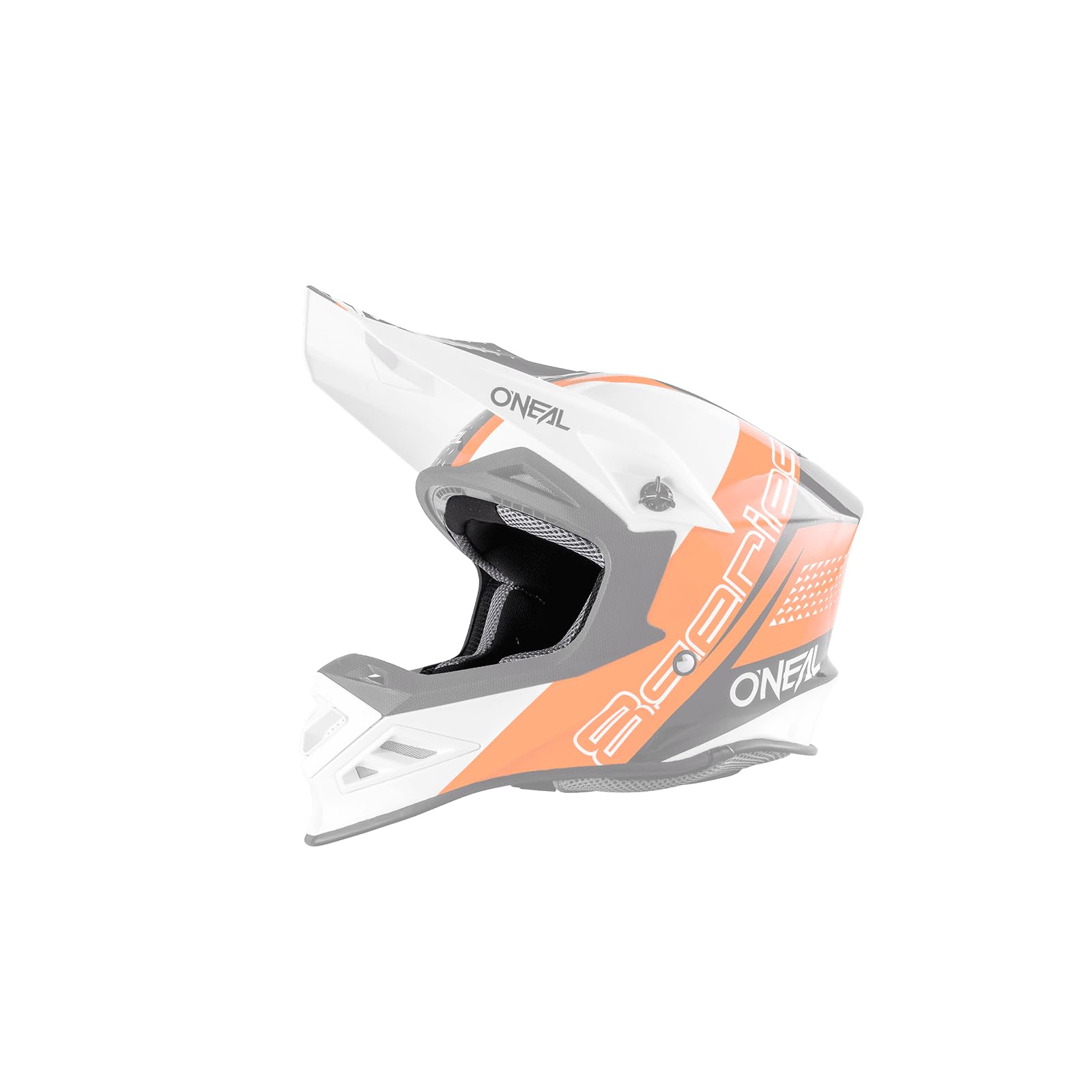 O'NEAL | Motocross-Helm-Ersatzteile | Kinder | Enduro Motorrad | Innenfutter und Wangenpolster für 8SRS Youth Helm | Liner & Cheek 8SRS Youth Helmet | Schwarz | Größe L von O'NEAL