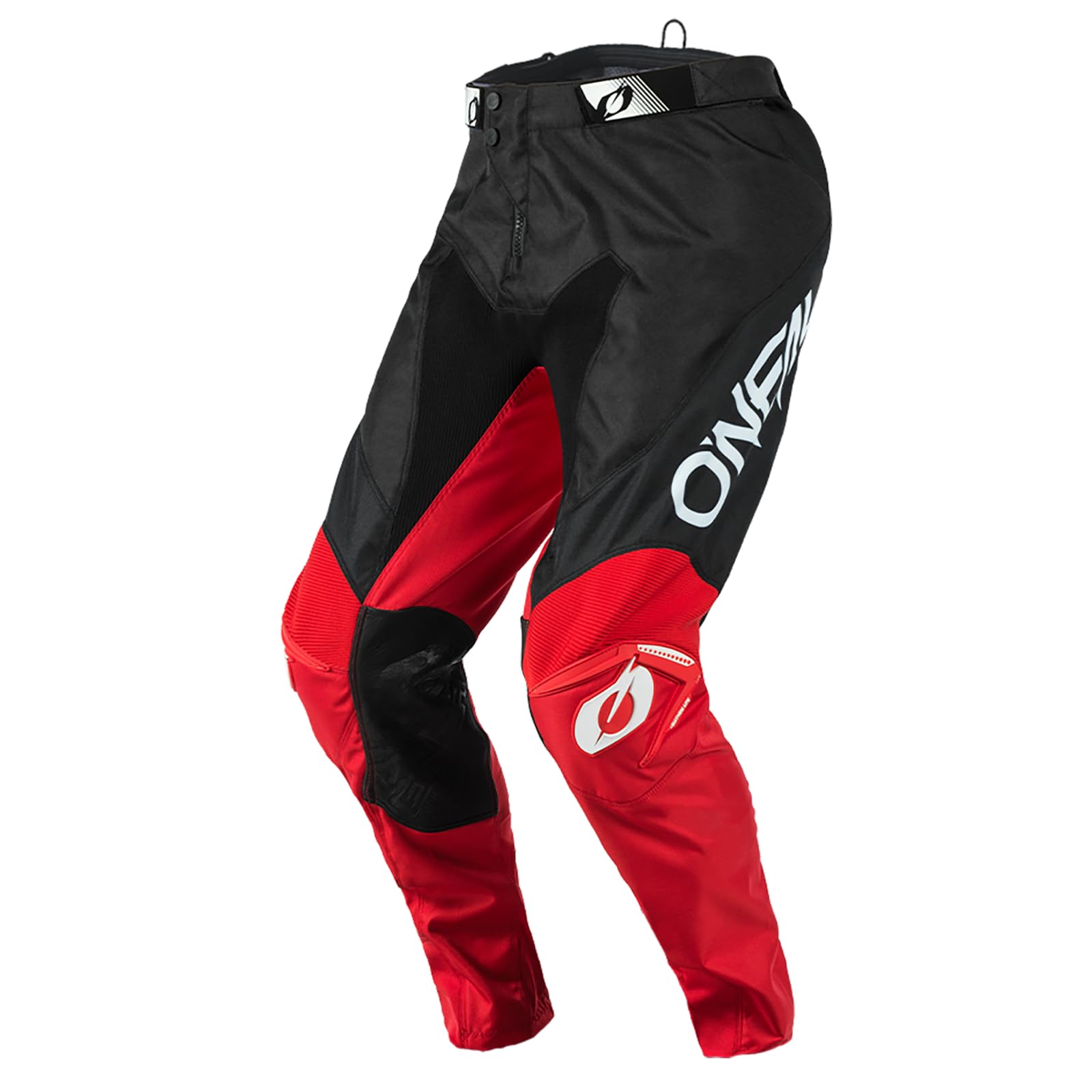 O'NEAL | Motocross-Hose | Enduro Motorrad | Strapazierfähige Denierstoffe, Mit großer Bewegungsfreiheit, Athletische Passform | Pants Mayhem Hexx | Erwachsene | Schwarz Rot | Größe 34/50 von O'NEAL