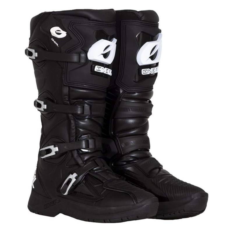 O'NEAL Motocross Stiefel RMX Boot EU I Enduro Motorrad I Ergonomische Motorradschuhe Herren & Damen mit Anti-Rutsch Sohle I Schwarz I Größe 40 von O'NEAL