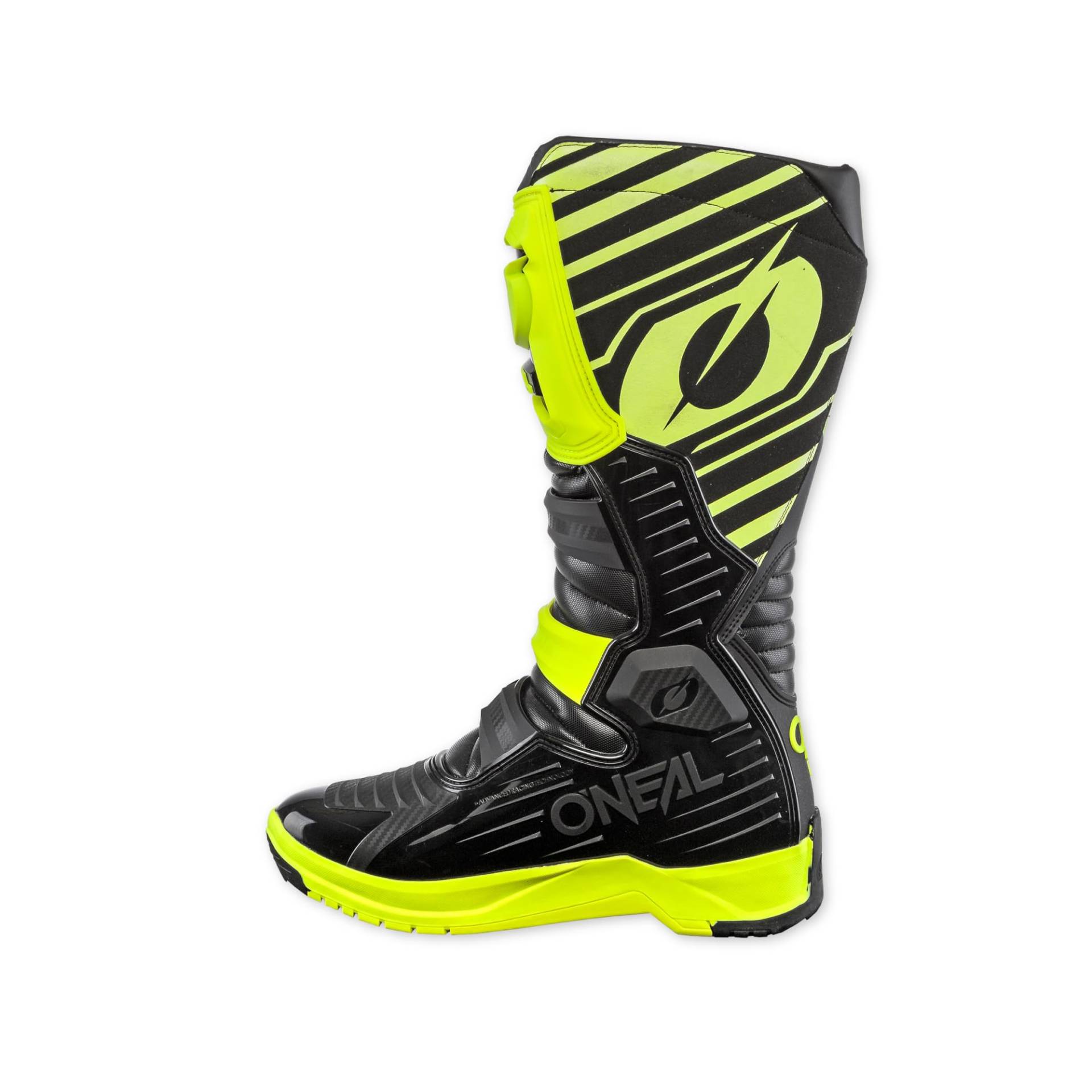 O'NEAL Motocross Stiefel RMX Boot EU I Enduro Motorrad I Ergonomische Motorradschuhe Herren & Damen mit Anti-Rutsch Sohle I Schwarz Neon-Gelb I Größe 43 von O'NEAL