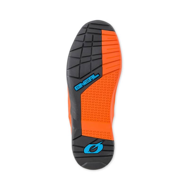 O'NEAL Motocross Stiefel RMX Boot EU I Enduro Motorrad I Ergonomische Motorradschuhe Herren & Damen mit Anti-Rutsch Sohle I Schwarz-Orange I Größe 41 von O'NEAL