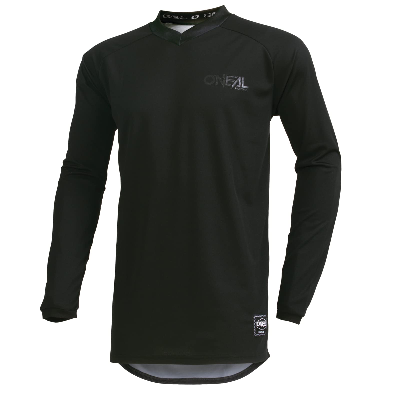 O'NEAL | Motocross-Trikot | Enduro Motorrad | Passform für Maximale Bewegungsfreiheit, Eingenähter Ellbogenschutz, Atmungsaktiv | Element Jersey Classic | Erwachsene | Schwarz | Größe 4XL von O'NEAL