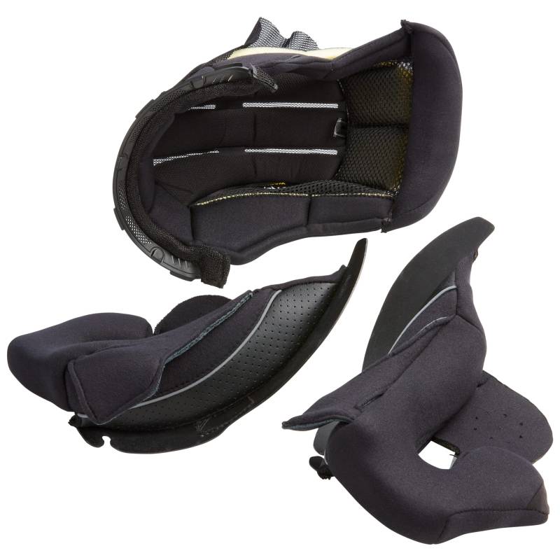 O'NEAL | Motorcross-Helm-Ersatzteile | Motorrad Enduro | Ersatzfutter für M-SRS Helm | Liner & Cheek Pads M-SRS Helmet | Schwarz | Größe XL von O'NEAL