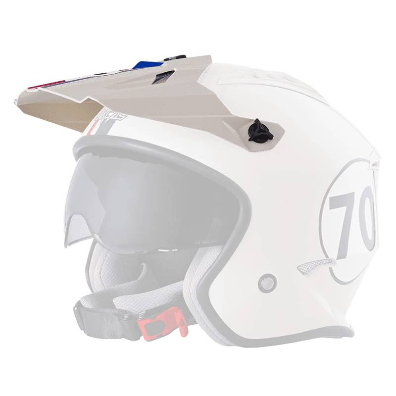 O'NEAL | Motorradhelm | Enduro Motorrad | Ersatzvisor | Volt Helmet Herbie | Erwachsene | Weiß Rot Blau von O'NEAL