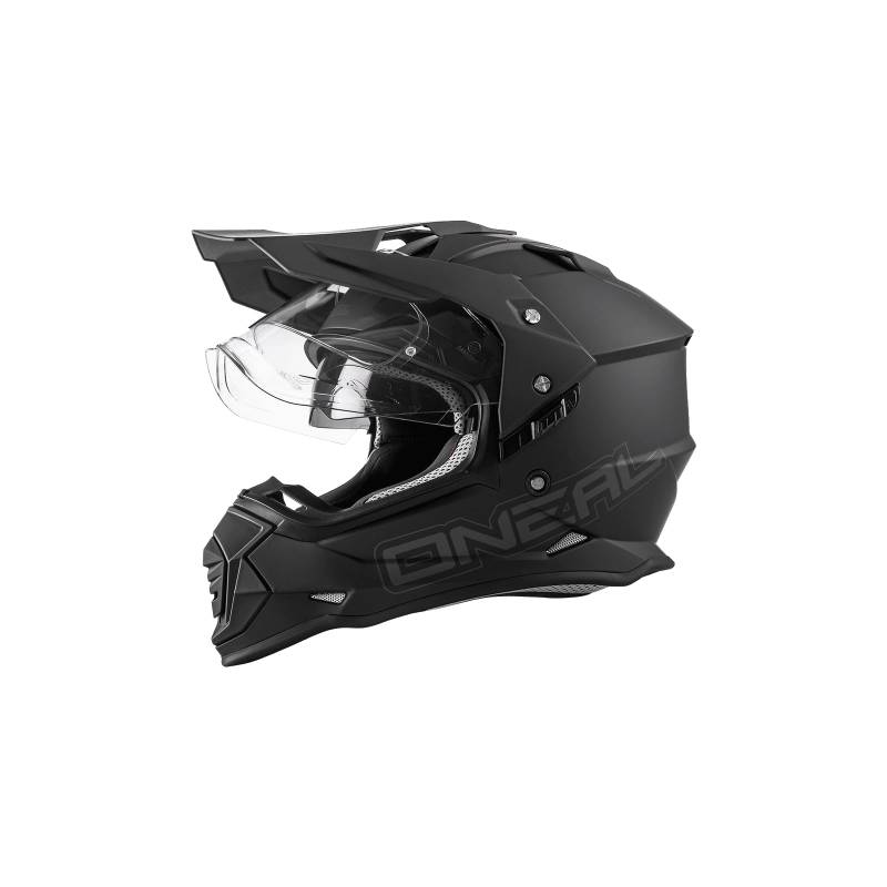 O'NEAL | Motorradhelm | Enduro Motorrad | Ventilationsöffnungen für maximalen Luftstrom & Kühlung, ABS-Schale | Sierra Helmet Flat V.23 | Erwachsene | Schwarz | Größe XXL von O'NEAL