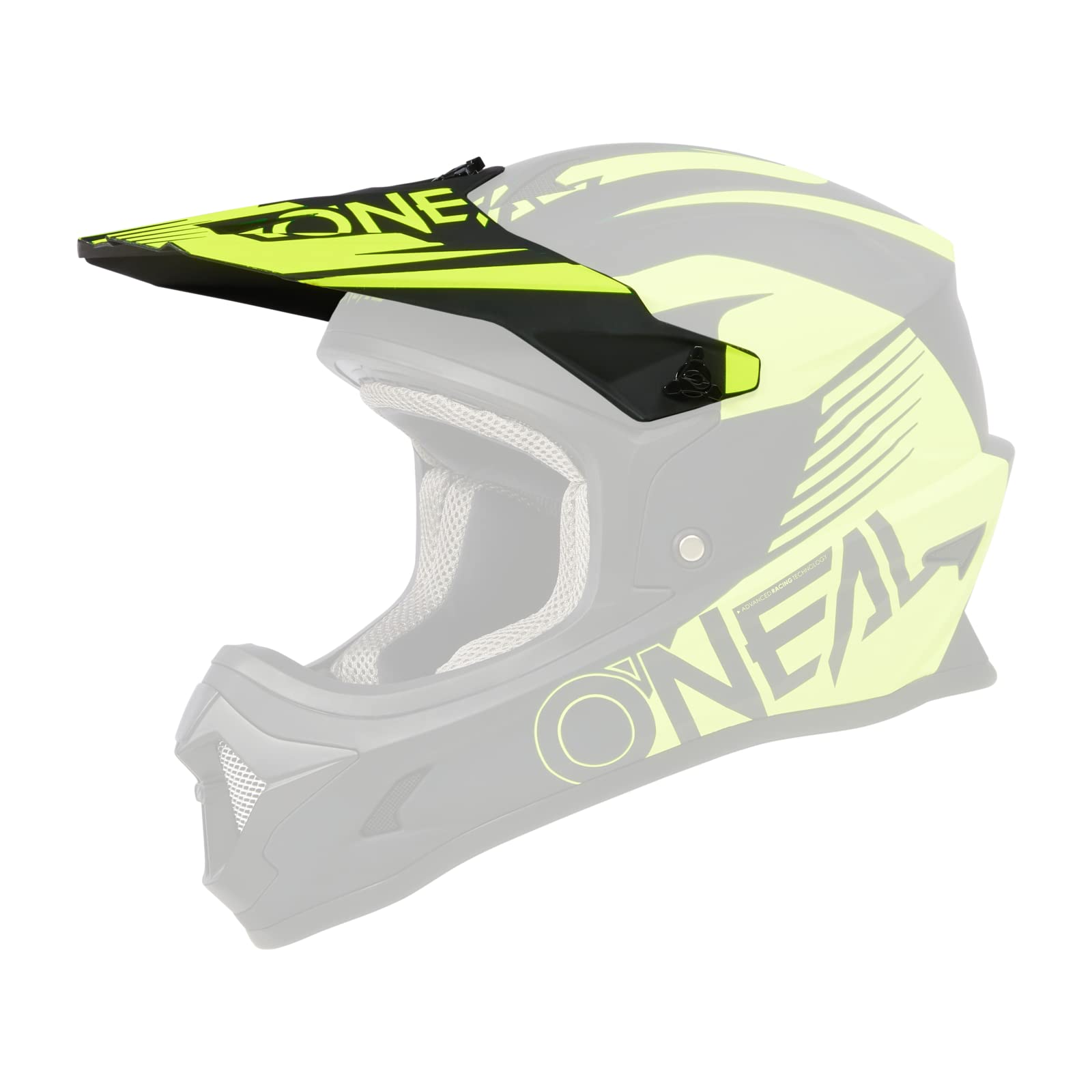 O'NEAL | Motorradhelm-Ersatzteile | Enduro Motocross | Ersatzschirm für den 1SRS Youth Helmet STREAM V.23 | Spare Visor 1SRS Youth Helmet STREAM V.23 | Schwarz Weiß | One Size von O'NEAL