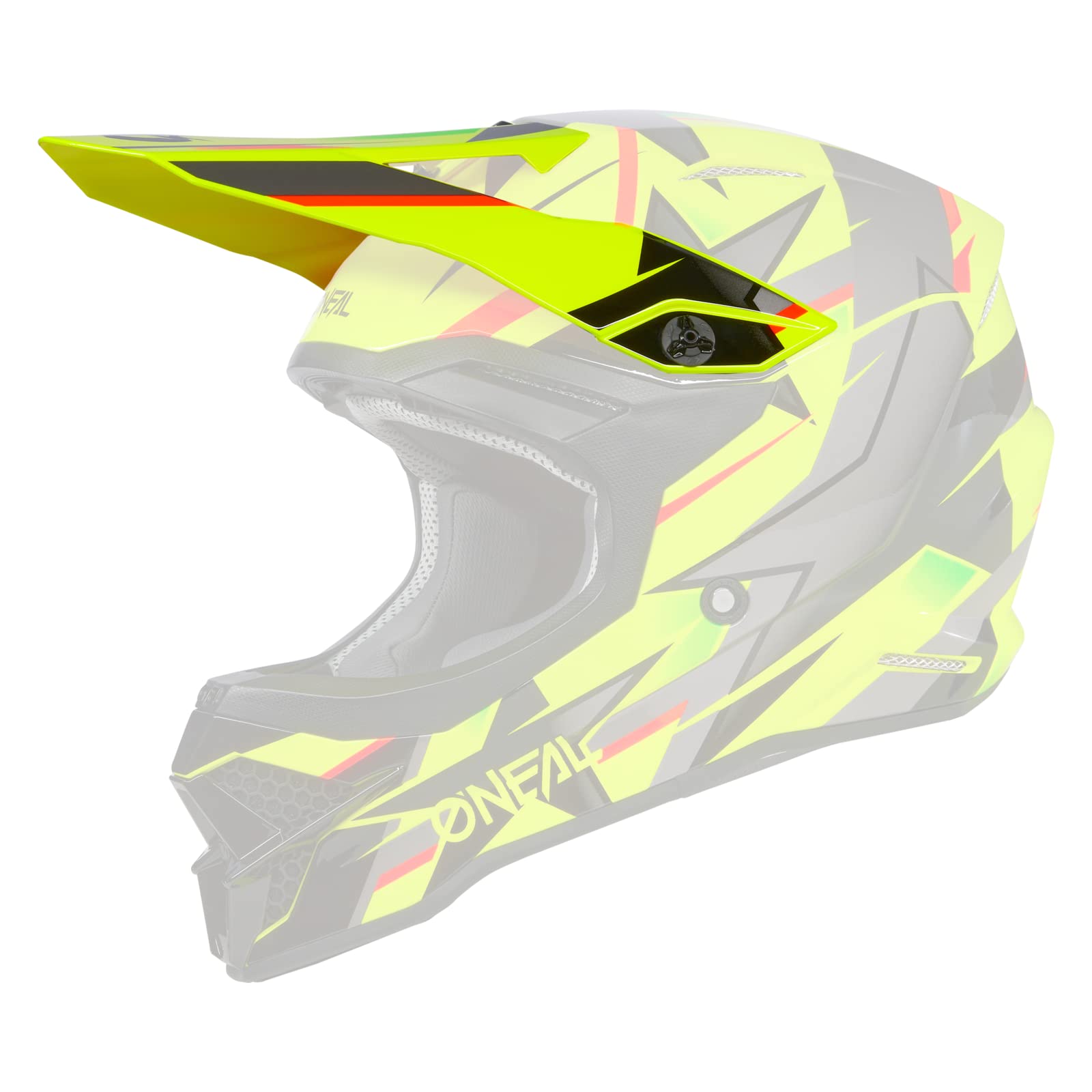 O'NEAL | Motorradhelm-Ersatzteile | Enduro Motocross | Ersatzschirm für den 3SRS Helmet Ride V.23 | Spare Visor 3SRS Helmet Ride V.23 | Neon-Gelb Schwarz | One Size von O'NEAL