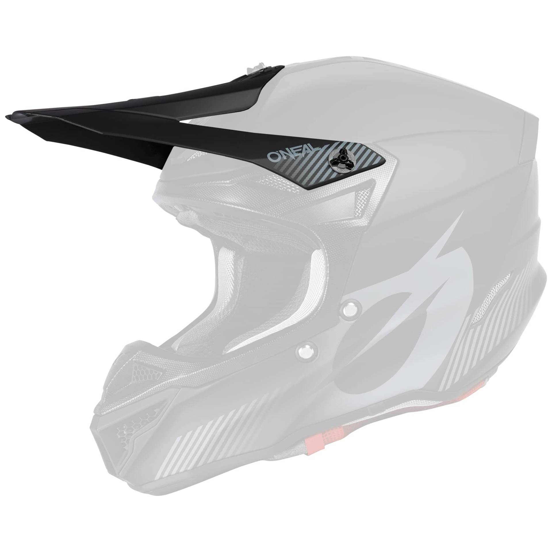 O'NEAL | Motorradhelm-Ersatzteile | Enduro Motocross | Ersatzschirm für den 5SRS Polyacrylite Helmet ATTACK V.23 | Spare Visor 5SRS Polyacrylite Helmet ATTACK V.23 | Schwarz | One Size von O'NEAL