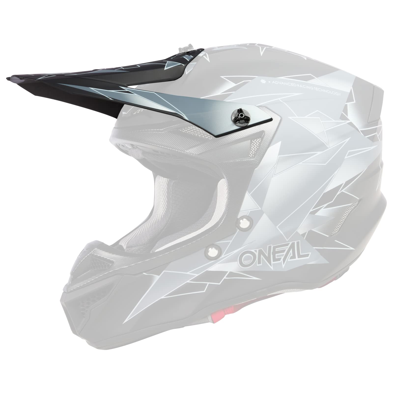 O'NEAL | Motorradhelm-Ersatzteile | Enduro Motocross | Ersatzschirm für den 5SRS Polyacrylite Helmet Surge V.23 | Spare Visor 5SRS Polyacrylite Helmet Surge V.23 | Schwarz Grau | One Size von O'NEAL