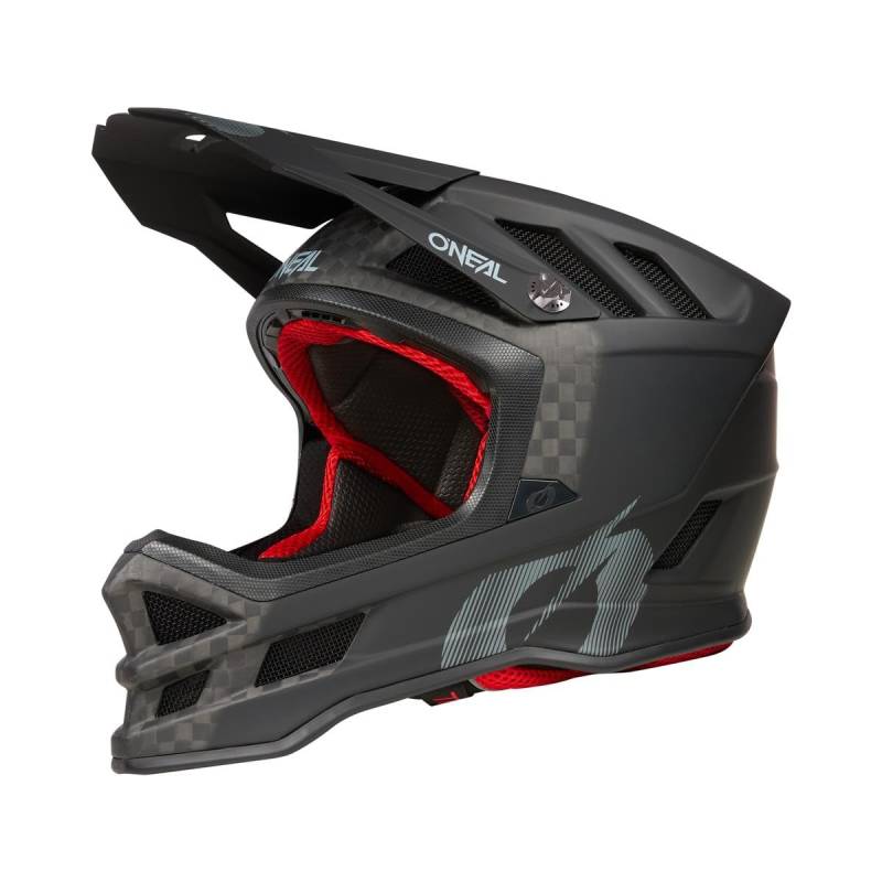 O'NEAL | Mountainbike-Helm | MTB Downhill | Dri-Lex® Innenfutter, IPX® Aufprallabsorptionstechnologie, leichte Kohlefaserschale | BLADE Carbon IPX® Helmet V.22 | Erwachsene | Schwarz Carbon | Größe XL von O'NEAL