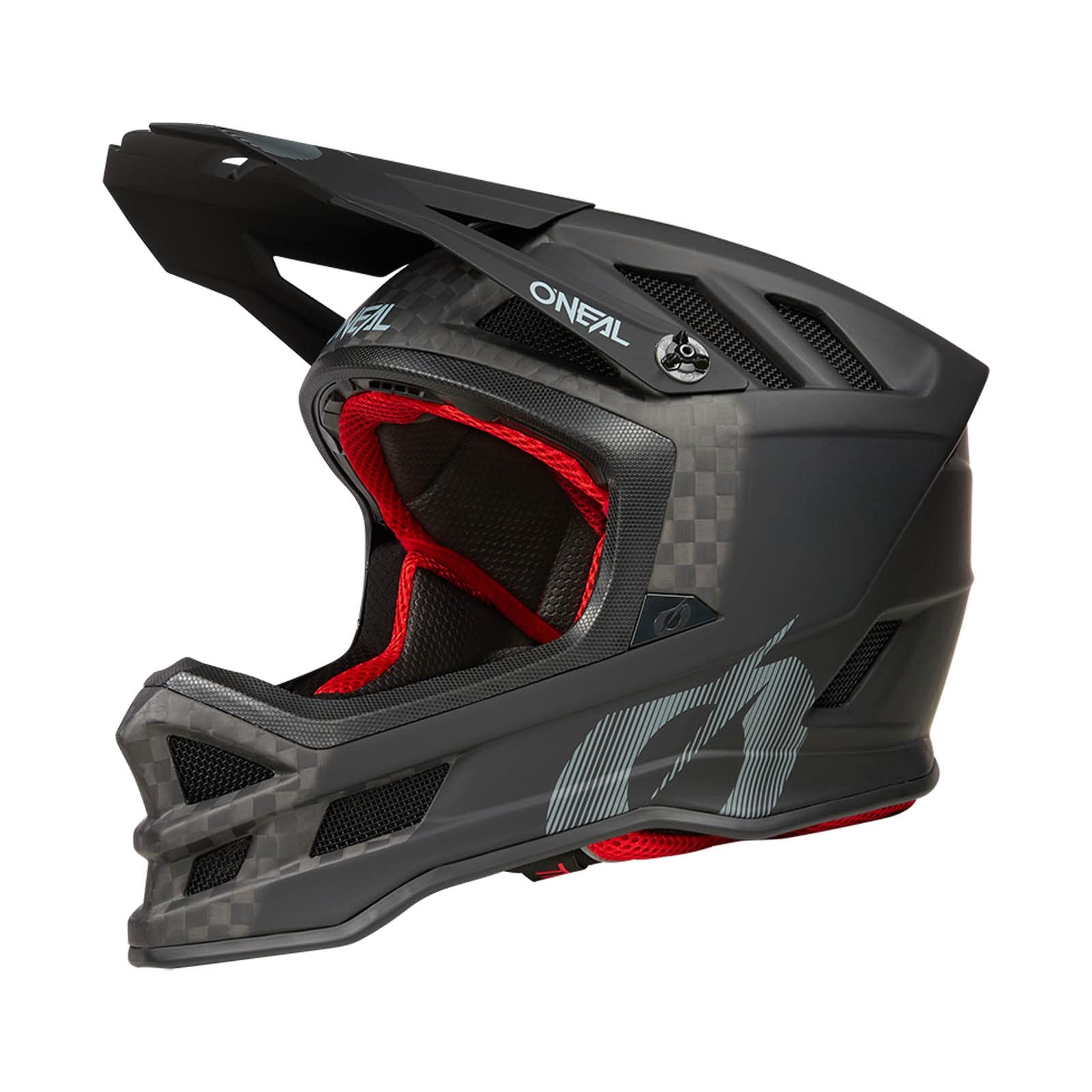 O'NEAL | Mountainbike-Helm | MTB Downhill | Dri-Lex® Innenfutter, IPX® Aufprallabsorptionstechnologie, leichte Kohlefaserschale | BLADE Carbon IPX® Helmet V.22 | Erwachsene | Schwarz Carbon | Größe XL von O'NEAL