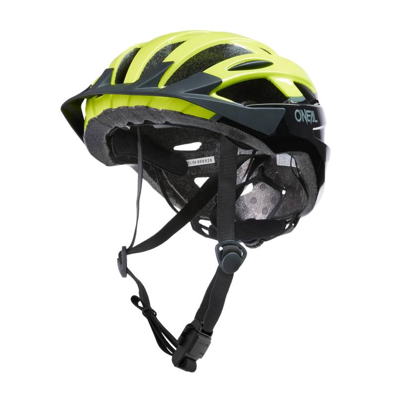 O'NEAL | Mountainbike-Helm | Urban Trail Riding | Leichtgewicht: nur 310g, große Ventilatoren zur Belüftung, Robustes ABS | Helmet Outcast Split V.22 | Erwachsene | Schwarz Neon-Gelb | S/M von O'NEAL