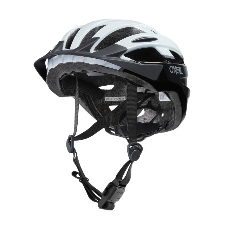 O'NEAL | Mountainbike-Helm | Urban Trail Riding | Leichtgewicht: nur 310g, große Ventilatoren zur Belüftung, Robustes ABS | Helmet Outcast Split V.22 | Erwachsene | Schwarz Weiß | S/M von O'NEAL