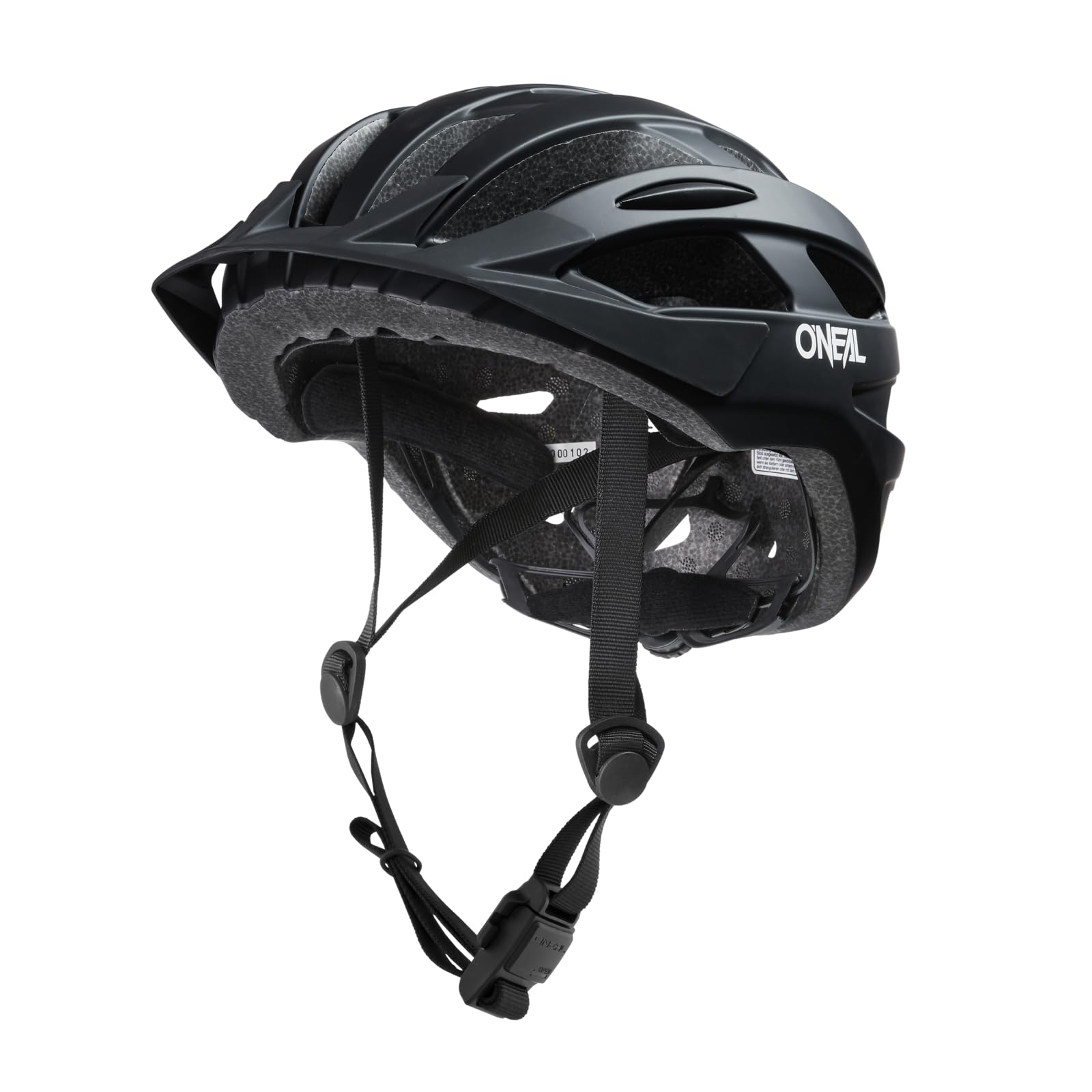 O'NEAL | Mountainbike-Helm | Urban and Trail Riding | Leichtgewicht: nur 310g, große Ventilatoren zur Belüftung, Robustes ABS | Helmet Outcast Plain V.22 | Erwachsene | Schwarz | S/M von O'NEAL