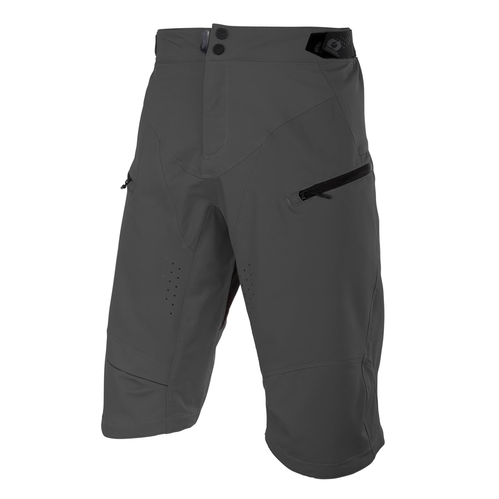 O'NEAL | Mountainbike-Hose | MTB Mountainbike DH Downhill FR Freeride | Wasserdichtes, Atmungsaktives Material, 100% Polyester | Rockstacker Shorts | Erwachsene | Grau | Größe 34/50 von O'NEAL