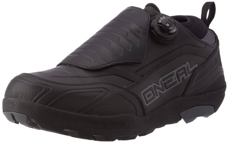 O'NEAL Mountainbike Schuhe Loam WP SPD Schuhe Vegan I Atmungsaktiv & wasserdicht I MTB Downhill Freeride | Unisex MTB Schuhe Herren Damen I Schwarz I Größe 43 von O'NEAL