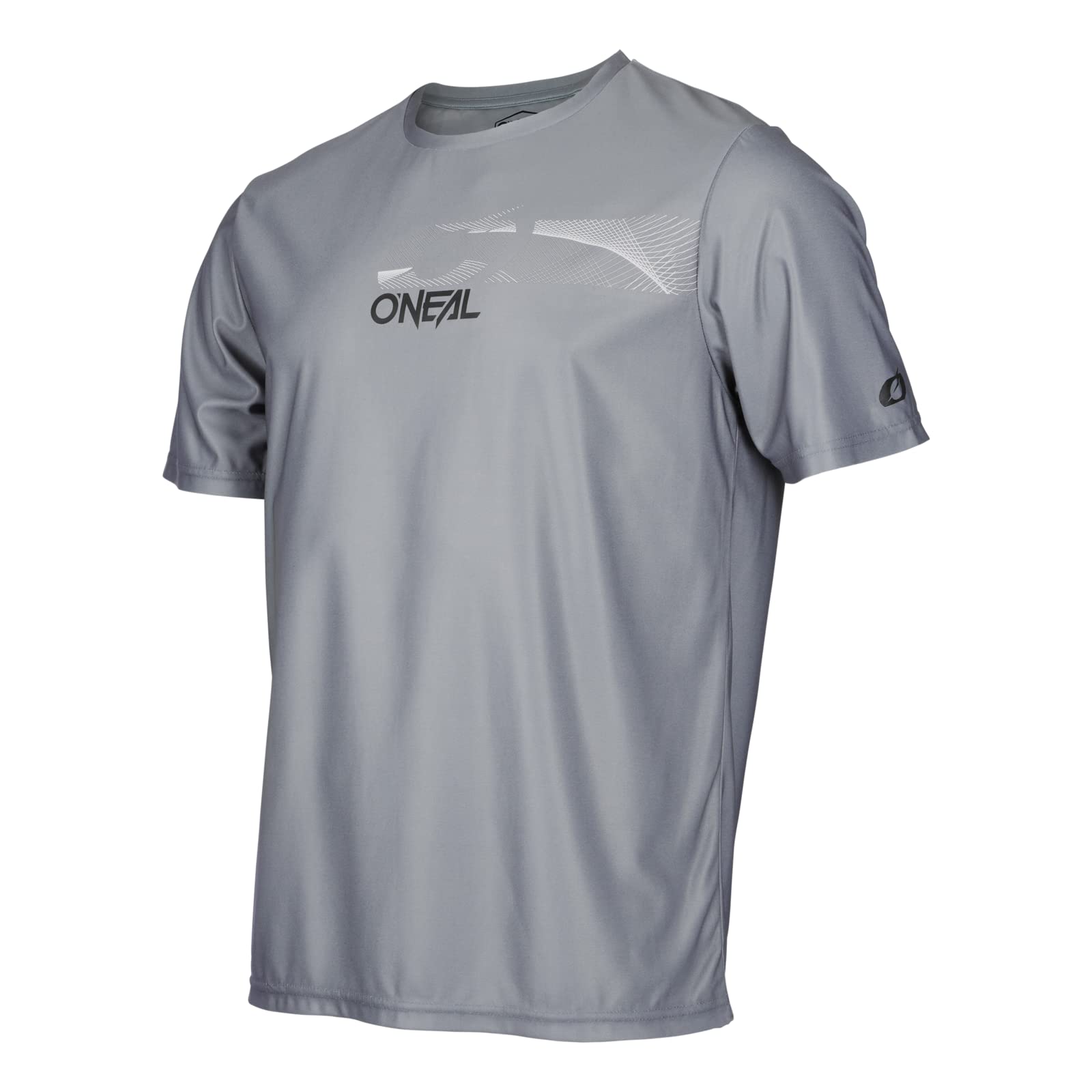 O'NEAL | Mountainbike-Shirt | MTB Mountainbike DH Downhill FR Freeride | Atmungsaktives Material, Schnell trocknend, antibakteriell | Slickrock Jersey V.23 | Erwachsene | Grau Schwarz | Größe L von O'NEAL