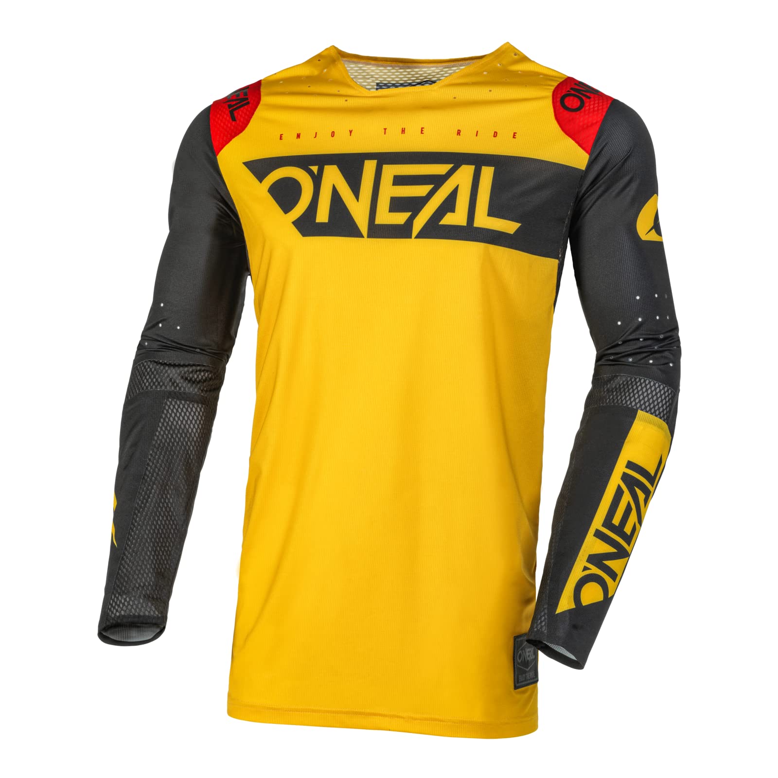 O'NEAL | NEU | Motocross-Shirt Langarm | MX MTB Mountainbike | Komplett neues Radtrikot mit verbesserten & langlebigen Materialien | Prodigy Jersey Five Two | Erwachsene | Gelb Schwarz | Größe M von O'NEAL