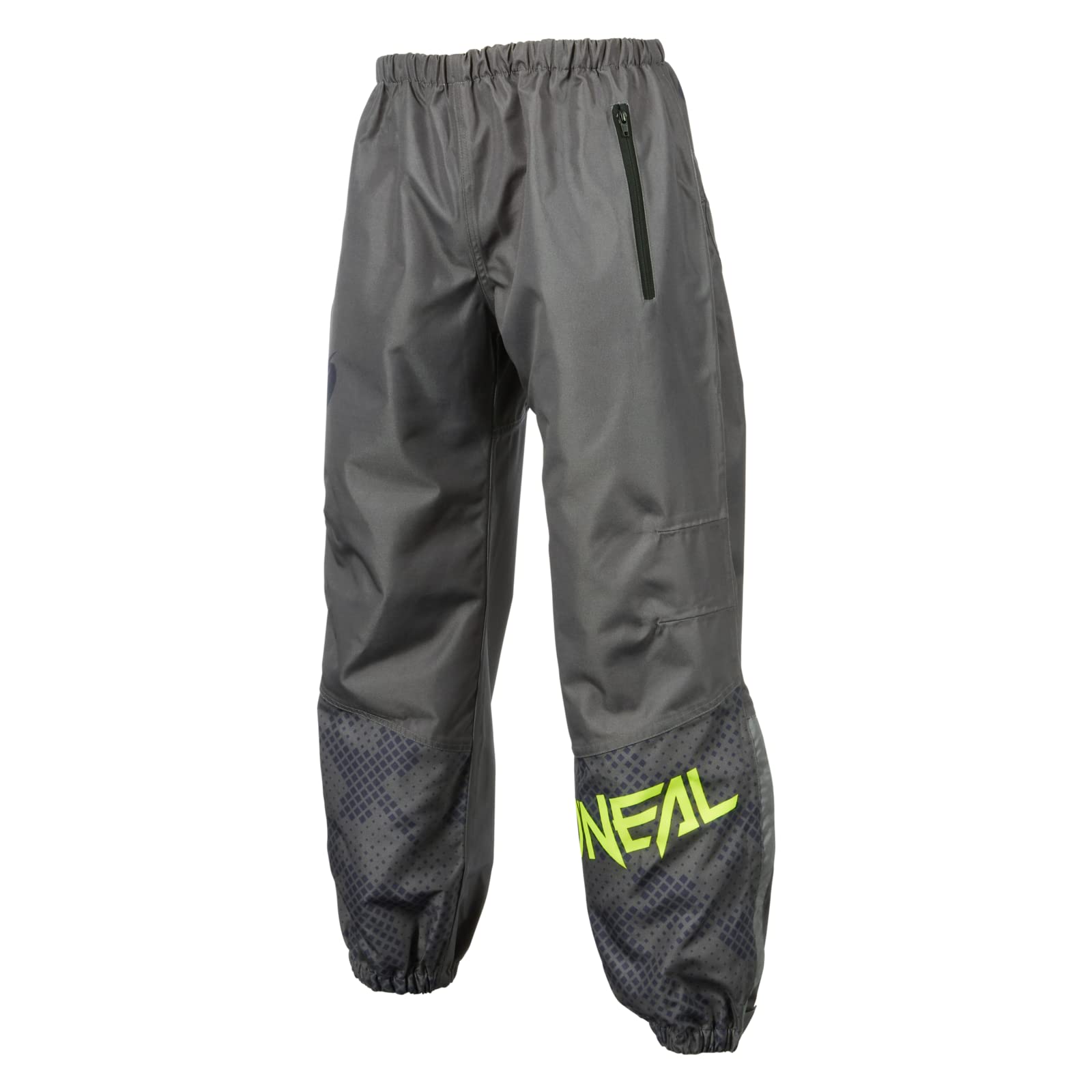 O'NEAL | Offroad-Regenhose | Motocross Enduro Downhill MTB | Soft-Touch-Material, Wasserdicht | Shore Rain V.22 Pants für Herren | Erwachsene | Grau Neon-Gelb | Größe M von O'NEAL