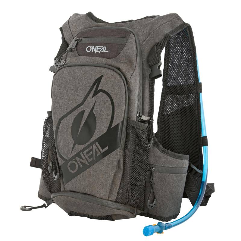 O'NEAL | Rucksack mit integriertem Trink-System | Fahrrad MTB Mountainbike | 12L Fassungsvermögen, erhöhte gepolsterte Rückwand (abnehmbar) | ROMER Hydration Backpack | Schwarz | 1,5+ Liter Trinkblase von O'NEAL