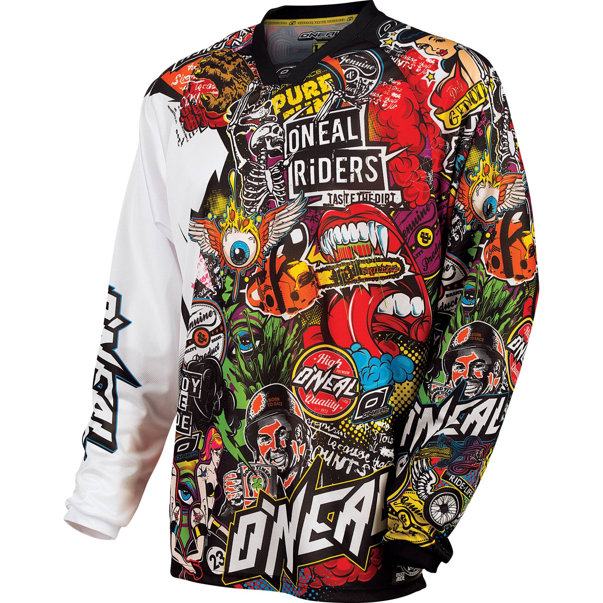 O'Neal Mayhem Crank Jersey schwarz/multi S von O'Neal