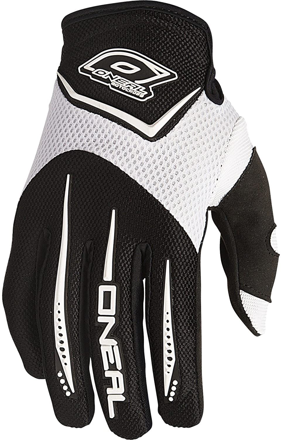 O'NEAL | Fahrrad- & Motocross-Handschuhe | MX MTB DH FR Downhill Freeride | Langlebige, Flexible Materialien, Silikonprint für Grip | Element Glove | Erwachsene | Weiß | Größe L von O'NEAL