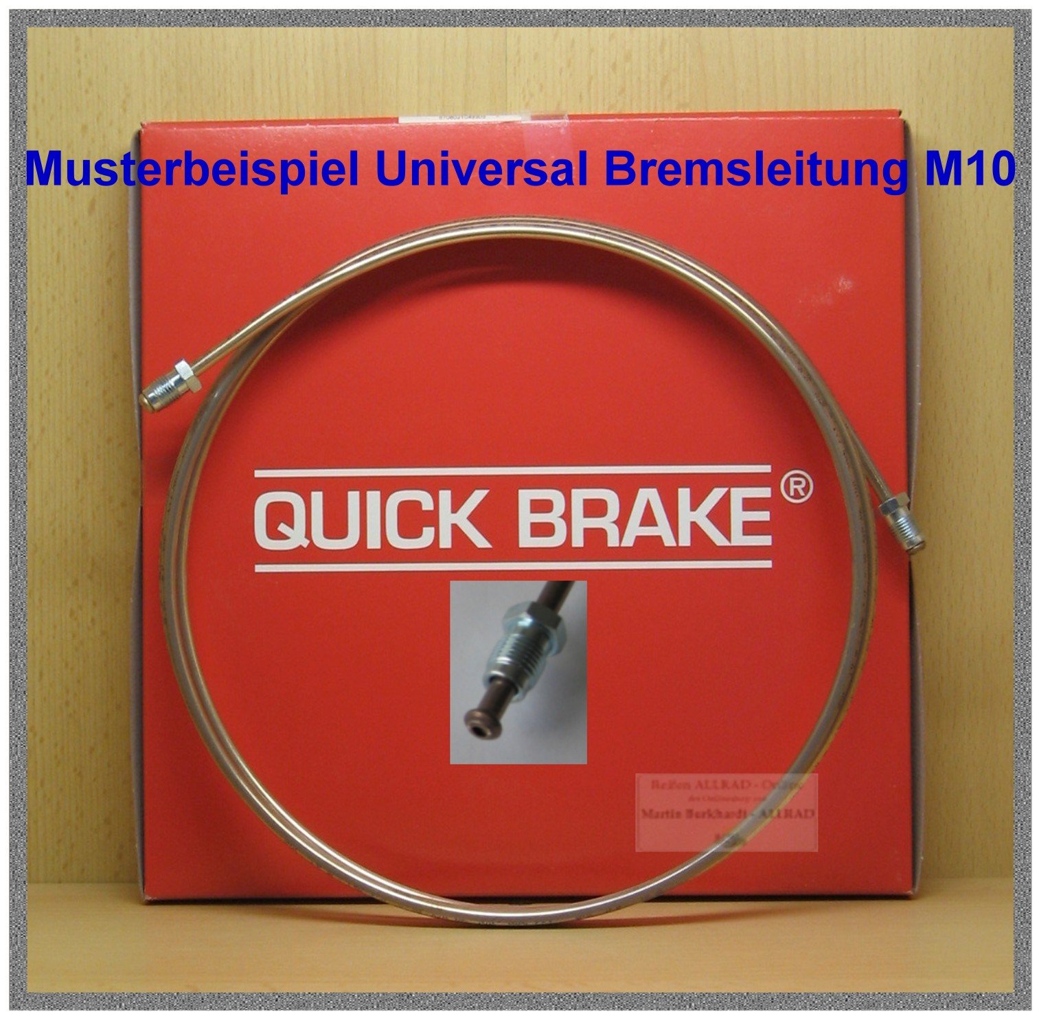 Bremsleitung Vorne Rechts von Quick Brake (CN-1700A-A) Rohrleitung Bremsanlage von O.J.D. QUICK BRAKE